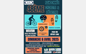 Notre 48ème randonnée cycliste